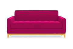 Monroe Drive Twin Size Sleeper Sofa :: Leg Finish: Natural / Sleeper Option: Memory Foam Mattress