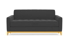 Monroe Drive Twin Size Sleeper Sofa :: Leg Finish: Natural / Sleeper Option: Deluxe Innerspring Mattress