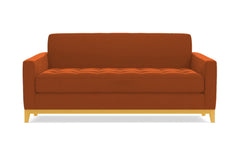 Monroe Drive Twin Size Sleeper Sofa :: Leg Finish: Natural / Sleeper Option: Memory Foam Mattress