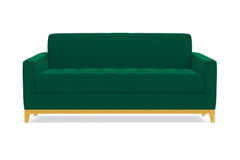 Monroe Drive Twin Size Sleeper Sofa :: Leg Finish: Natural / Sleeper Option: Deluxe Innerspring Mattress