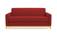 Monroe Drive Twin Size Sleeper Sofa :: Leg Finish: Natural / Sleeper Option: Deluxe Innerspring Mattress