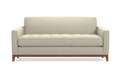 Monroe Drive Apartment Size Sleeper Sofa :: Leg Finish: Pecan / Sleeper Option: Memory Foam Mattress
