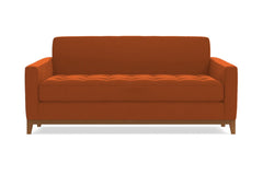 Monroe Drive Twin Size Sleeper Sofa :: Leg Finish: Pecan / Sleeper Option: Memory Foam Mattress