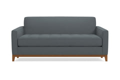 Monroe Drive Twin Size Sleeper Sofa :: Leg Finish: Pecan / Sleeper Option: Deluxe Innerspring Mattress