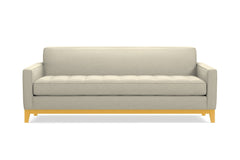 Monroe Drive Queen Size Sleeper Sofa :: Leg Finish: Natural / Sleeper Option: Memory Foam Mattress