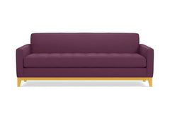 Monroe Drive Queen Size Sleeper Sofa :: Leg Finish: Natural / Sleeper Option: Memory Foam Mattress