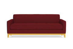 Monroe Drive Queen Size Sleeper Sofa :: Leg Finish: Natural / Sleeper Option: Memory Foam Mattress