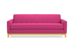 Monroe Drive Queen Size Sleeper Sofa :: Leg Finish: Natural / Sleeper Option: Memory Foam Mattress