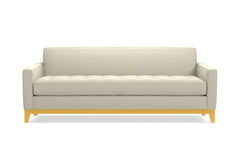 Monroe Drive Queen Size Sleeper Sofa :: Leg Finish: Natural / Sleeper Option: Memory Foam Mattress