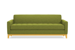 Monroe Drive Queen Size Sleeper Sofa :: Leg Finish: Natural / Sleeper Option: Memory Foam Mattress