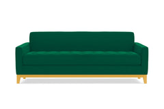 Monroe Drive Queen Size Sleeper Sofa :: Leg Finish: Natural / Sleeper Option: Memory Foam Mattress