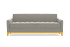 Monroe Drive Queen Size Sleeper Sofa :: Leg Finish: Natural / Sleeper Option: Memory Foam Mattress