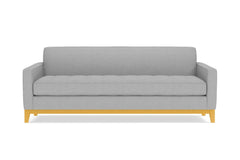 Monroe Drive Queen Size Sleeper Sofa :: Leg Finish: Natural / Sleeper Option: Memory Foam Mattress