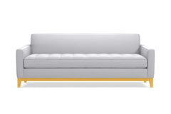 Monroe Drive Queen Size Sleeper Sofa :: Leg Finish: Natural / Sleeper Option: Memory Foam Mattress