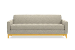 Monroe Drive Queen Size Sleeper Sofa :: Leg Finish: Natural / Sleeper Option: Memory Foam Mattress