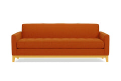 Monroe Drive Queen Size Sleeper Sofa :: Leg Finish: Natural / Sleeper Option: Memory Foam Mattress