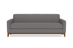 Monroe Drive Queen Size Sleeper Sofa :: Leg Finish: Pecan / Sleeper Option: Deluxe Innerspring Mattress