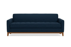 Monroe Drive Queen Size Sleeper Sofa :: Leg Finish: Pecan / Sleeper Option: Deluxe Innerspring Mattress