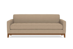 Monroe Drive Queen Size Sleeper Sofa :: Leg Finish: Pecan / Sleeper Option: Deluxe Innerspring Mattress