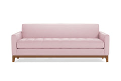 Monroe Drive Queen Size Sleeper Sofa :: Leg Finish: Pecan / Sleeper Option: Deluxe Innerspring Mattress