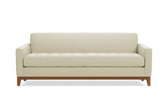 Monroe Drive Queen Size Sleeper Sofa :: Leg Finish: Pecan / Sleeper Option: Memory Foam Mattress