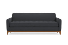 Monroe Drive Queen Size Sleeper Sofa :: Leg Finish: Pecan / Sleeper Option: Deluxe Innerspring Mattress