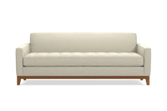 Monroe Drive Queen Size Sleeper Sofa :: Leg Finish: Pecan / Sleeper Option: Memory Foam Mattress