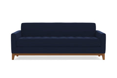 Monroe Drive Queen Size Sleeper Sofa :: Leg Finish: Pecan / Sleeper Option: Deluxe Innerspring Mattress