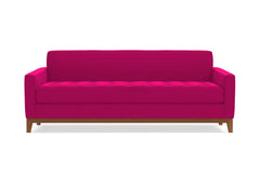 Monroe Drive Queen Size Sleeper Sofa :: Leg Finish: Pecan / Sleeper Option: Deluxe Innerspring Mattress