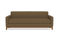 Monroe Drive Queen Size Sleeper Sofa :: Leg Finish: Pecan / Sleeper Option: Memory Foam Mattress