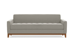 Monroe Drive Queen Size Sleeper Sofa :: Leg Finish: Pecan / Sleeper Option: Deluxe Innerspring Mattress