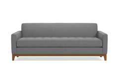 Monroe Drive Queen Size Sleeper Sofa :: Leg Finish: Pecan / Sleeper Option: Memory Foam Mattress