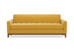 Monroe Drive Queen Size Sleeper Sofa :: Leg Finish: Pecan / Sleeper Option: Deluxe Innerspring Mattress