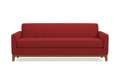 Monroe Drive Queen Size Sleeper Sofa :: Leg Finish: Pecan / Sleeper Option: Deluxe Innerspring Mattress