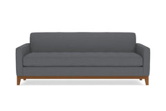 Monroe Drive Queen Size Sleeper Sofa :: Leg Finish: Pecan / Sleeper Option: Deluxe Innerspring Mattress