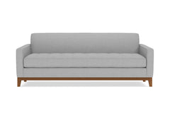 Monroe Drive Queen Size Sleeper Sofa :: Leg Finish: Pecan / Sleeper Option: Memory Foam Mattress