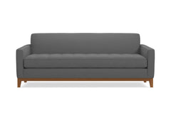 Monroe Drive Queen Size Sleeper Sofa :: Leg Finish: Pecan / Sleeper Option: Deluxe Innerspring Mattress