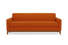 Monroe Drive Queen Size Sleeper Sofa :: Leg Finish: Pecan / Sleeper Option: Deluxe Innerspring Mattress