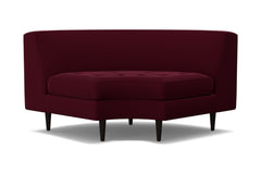 Monroe Round Corner :: Leg Finish: Espresso