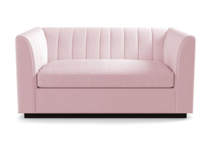 Nora Twin Size Sleeper Sofa :: Leg Finish: Espresso / Sleeper Option: Memory Foam Mattress