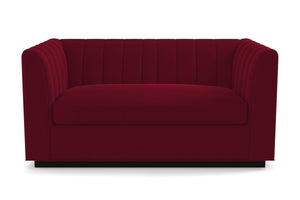 Nora Apartment Size Sleeper Sofa :: Leg Finish: Espresso / Sleeper Option: Memory Foam Mattress