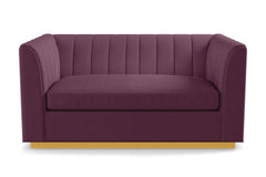 Nora Loveseat :: Leg Finish: Natural / Size: Loveseat - 62"w