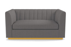 Nora Loveseat :: Leg Finish: Natural / Size: Loveseat - 62"w