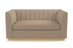Nora Loveseat :: Leg Finish: Natural / Size: Loveseat - 62"w