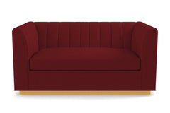 Nora Loveseat :: Leg Finish: Natural / Size: Loveseat - 62"w