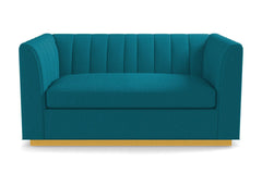 Nora Loveseat :: Leg Finish: Natural / Size: Loveseat - 62"w