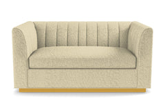 Nora Apartment Size Sofa :: Leg Finish: Natural / Size: Apartment Size - 74"w
