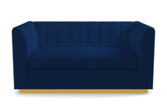 Nora Loveseat :: Leg Finish: Natural / Size: Loveseat - 62"w