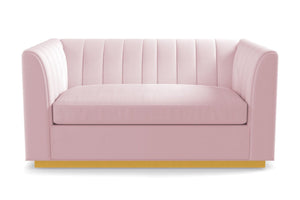 Nora Twin Size Sleeper Sofa :: Leg Finish: Natural / Sleeper Option: Memory Foam Mattress
