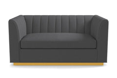 Nora Loveseat :: Leg Finish: Natural / Size: Loveseat - 62"w
